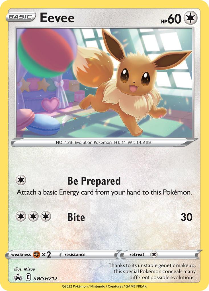 Sword & Shield Promo's Holo Eevee #212